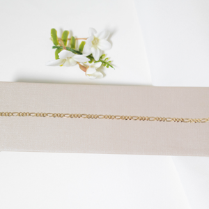 Pulsera Dorada Simples Enlazada