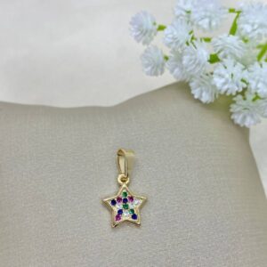 Dije Estrellas en Colores