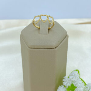 Anillo Tres Corazones Lisos