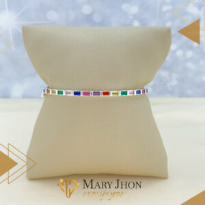 Bracelete Colores Plata