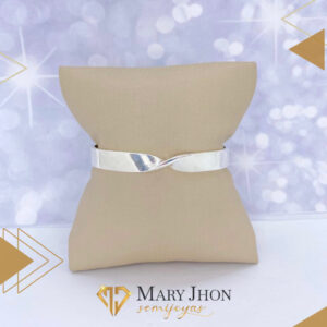 Bracelete Liso Plata