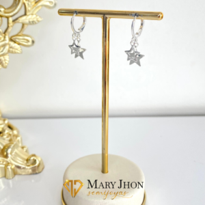 Aro Argolla Estrella Plata