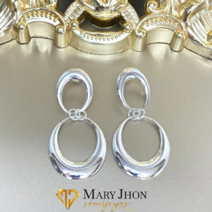 Aro Circular Dorado Plata