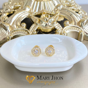 Aro Punto Microzirconias   Cristal