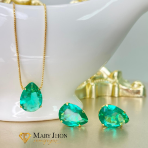 Conjunto Gota Esmeralda