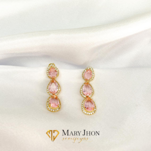 Aro 3 Gotas Fiesta Rosa