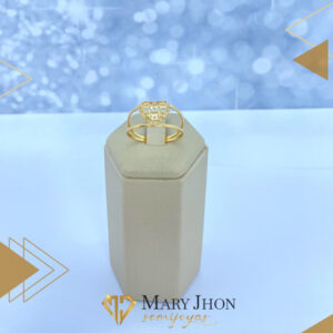 ANILLO CORAZON DORADO ..