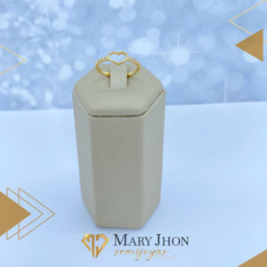 ANILLO CORAZON CON DETALLE