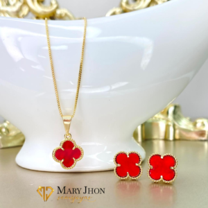 Conjunto Trébol Rubí