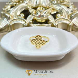 Anillo Trébol Dorado