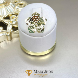 Anillo Flor Dorada G