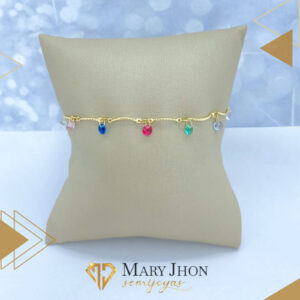 PULSERA EN COLORES ZIRCONIAS