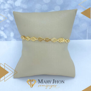 PULSERA HOJAS DOBLE