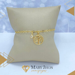 PULSERA ARBOL DE LA VIDA + ZIRC
