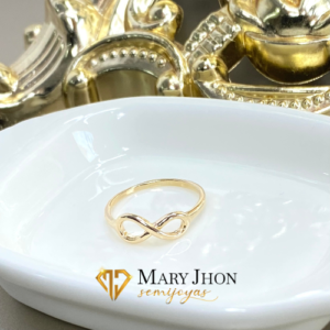 Anillo Infantil Infinito Dorado