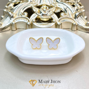Aro Mariposa Blanco