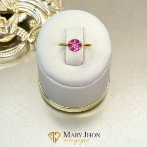 Anillo Flor Rosa