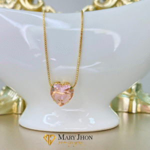 Cadena Corazón Rosa