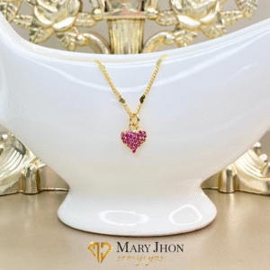 Pulsera Corazon Rosa