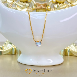Cadena Corazón Cristal