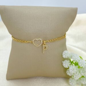 PULSERA LETRA P - D