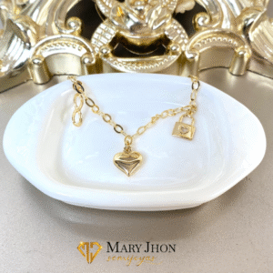Pulsera 3 dijes Dorados