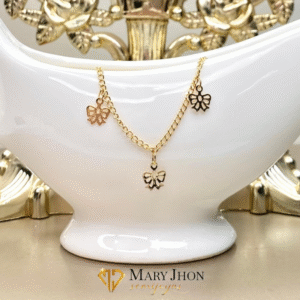 Pulsera Moño Dorado