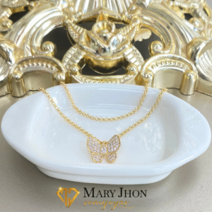 Pulsera Portuguesa Mariposa Dorada