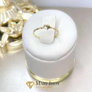 Anillo Corazón Dorado