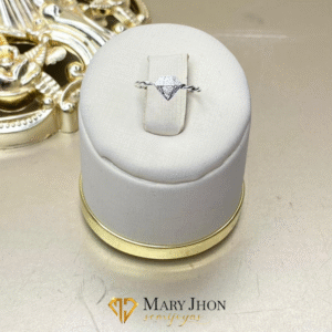 Anillo Diamante Plata