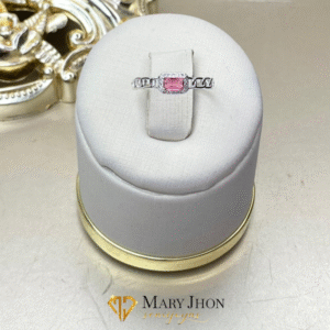 Anillo Elos Rubí Plata