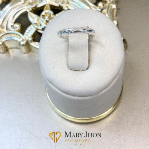 Anillo Listras Zirconias Plata