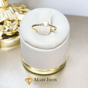 Anillo Listrado Con Estrella
