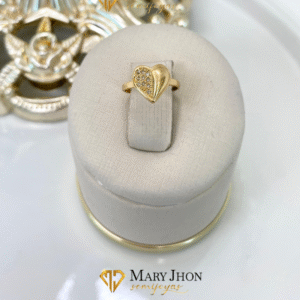 Anillo Corazon Cristales Infantil