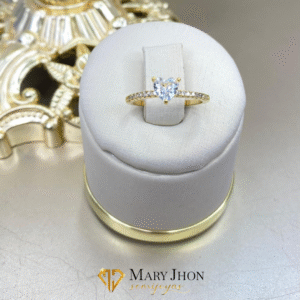 Anillo Corazón Cristal
