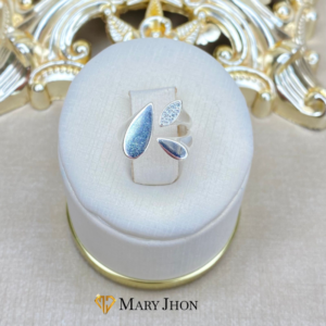 Anillo Tendencia Ajustable  OroBlanco