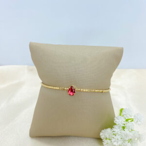 PULSERA GOTA ROJO