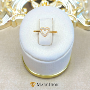 Anillo Corazón Zirconias