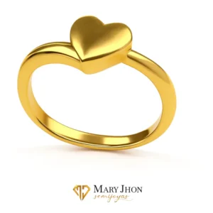 Anillo Corazon Liso