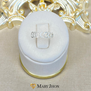 Anillo Cristal OroBlanco