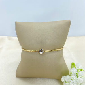 PULSERA GOTA LILAS