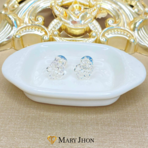Aro Flor De Cristal OroBlanco
