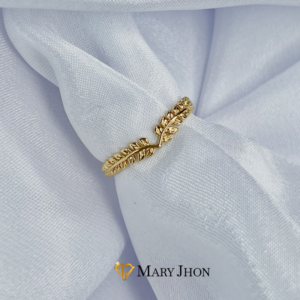 Anillo Hojas Doradas