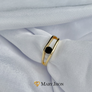 Anillo Negro Radiante
