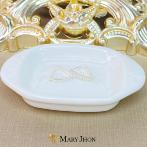 Argolla Triangular G OroBlanco