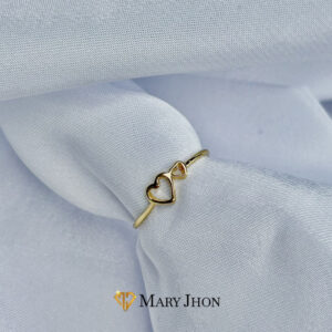 Anillo Doble Corazones