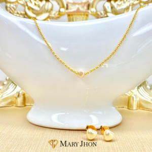 Conjunto Corazón De Perlas