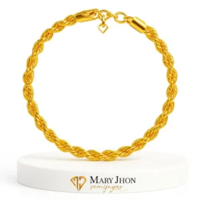 Pulsera Cordón Baiano Dorado