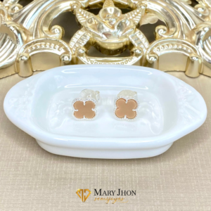 Aro Trébol Marrón OroBlanco
