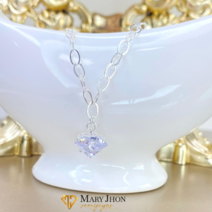Pulsera Diamante Plata